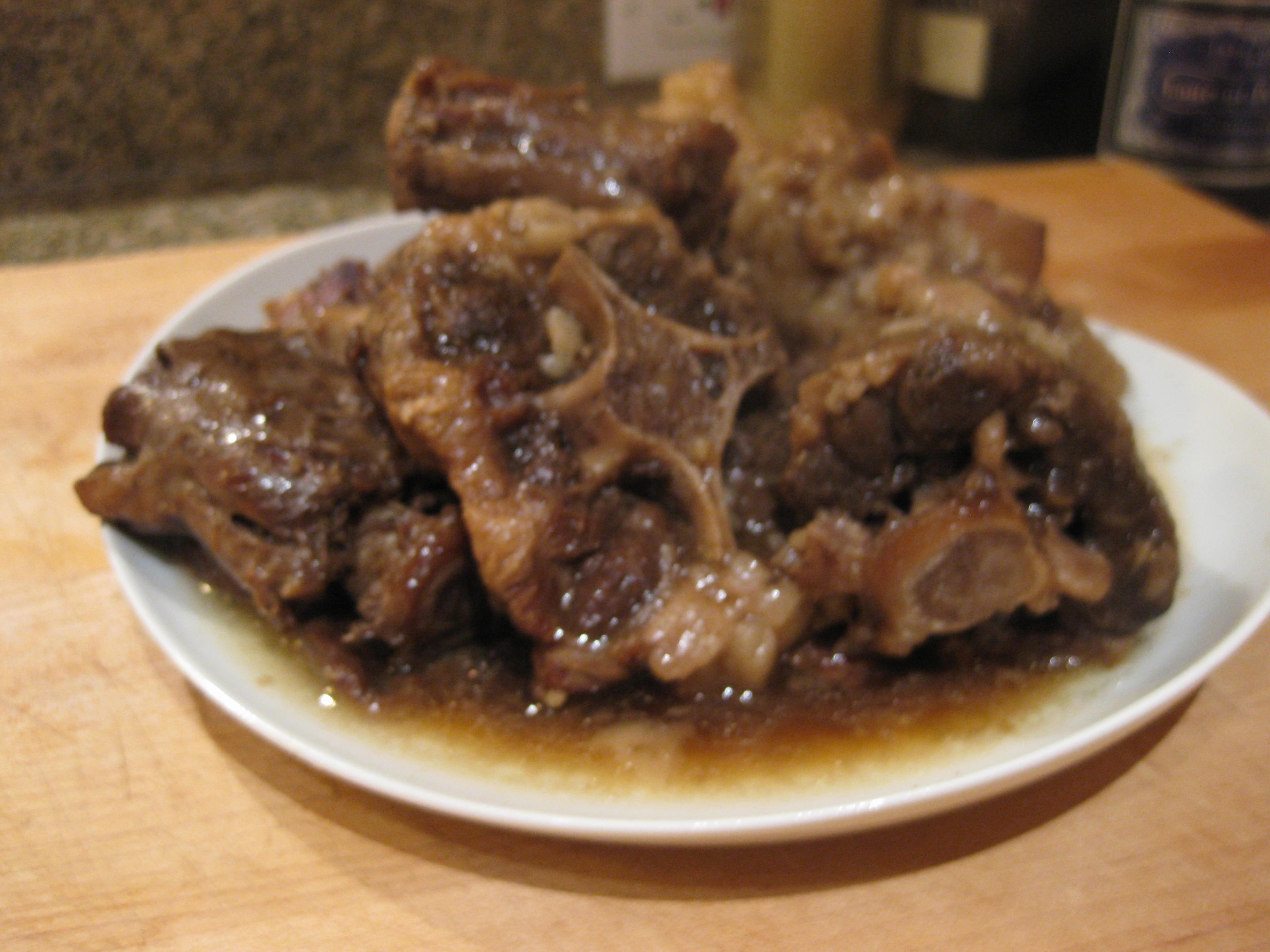 Braised Oxtail...3 hours later